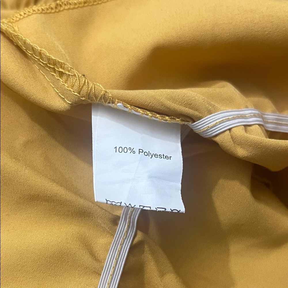 Yellow Floral Sleeve Women's Top - Picture 3 of 3